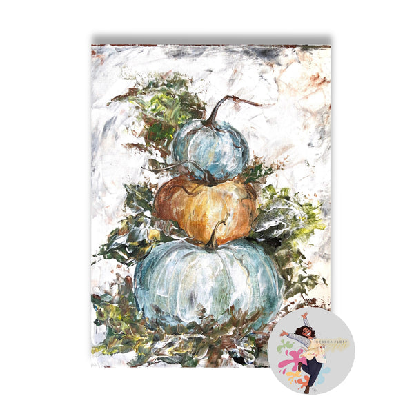 Trio Pumpkin - Canvas