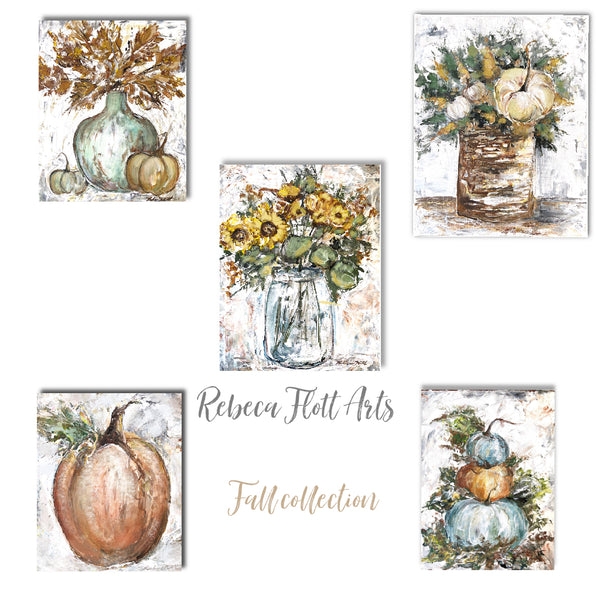 Trio Pumpkin - Canvas