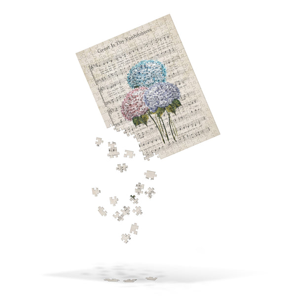 Jigsaw puzzle"Great is thy Faithfulness"by Rebeca Flott Arts