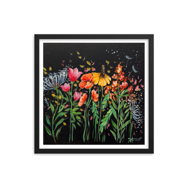 Wild Flower, Print and Frame ready to go