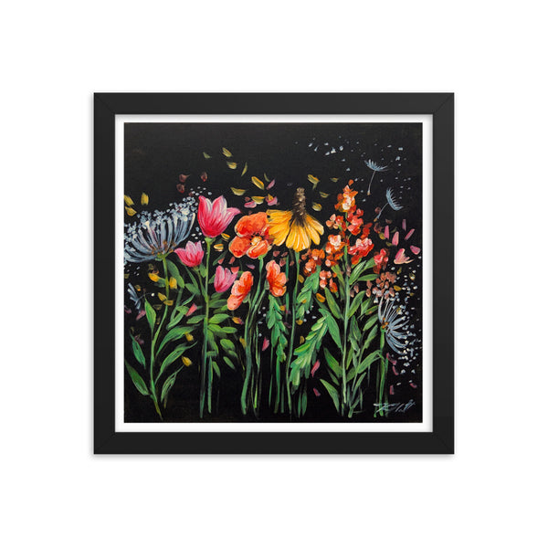 Wild Flower, Print and Frame ready to go