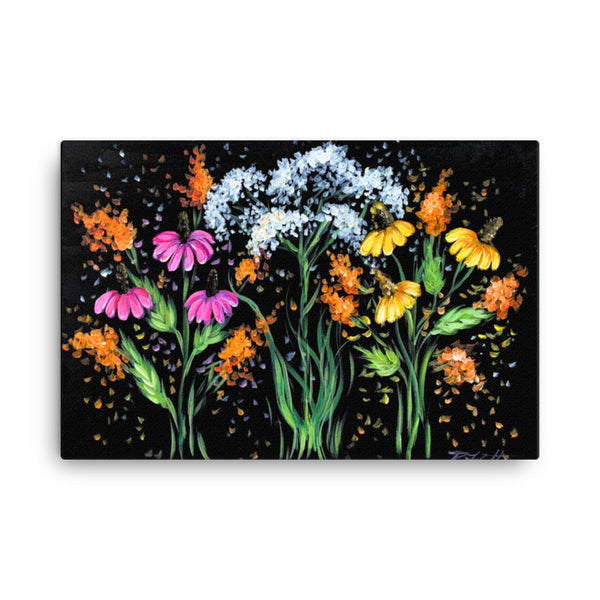 Wildflowers on Canvas