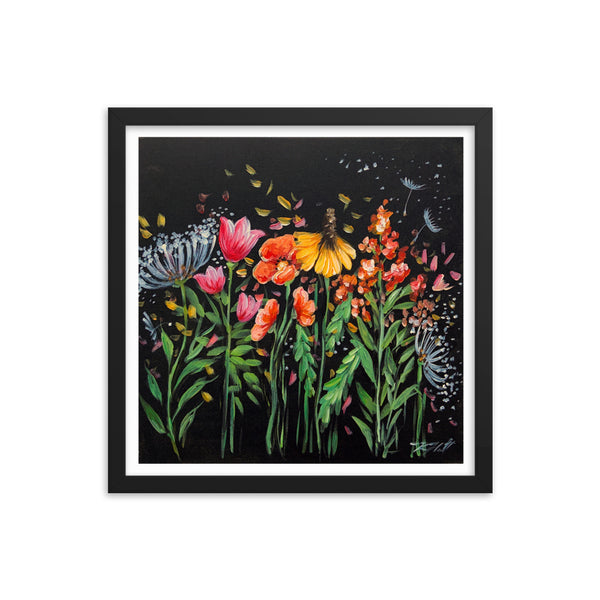 Wild Flower, Print and Frame ready to go