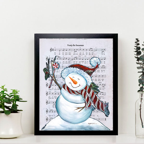 Snowman - Frost the Sanowman music - Print