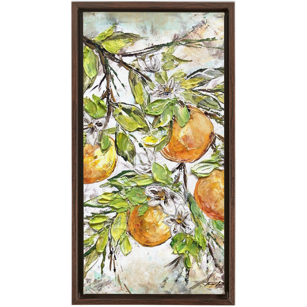 Rebeca Flott Arts Oranges In Texture, Bring Color To Your Home, Orange Art, Florida Inspired Art