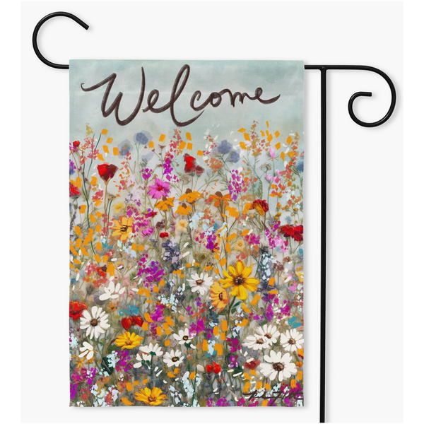 Welcome Wildflowers by Rebeca Flott Arts