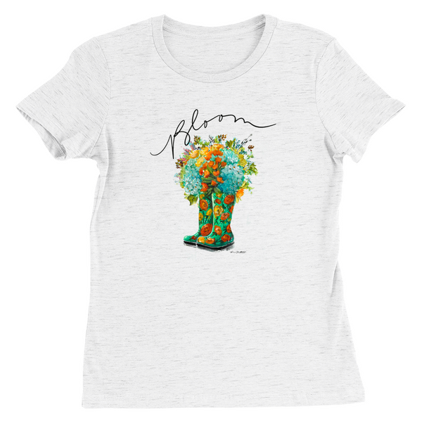 Bloom Embrace Your Inner Free Spirit with this-Inspired T-Shirt by Rebeca Flott Arts"