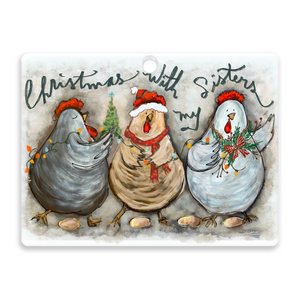 Christmas With my sisters Chicken Rustic by Rebeca Flott Arts