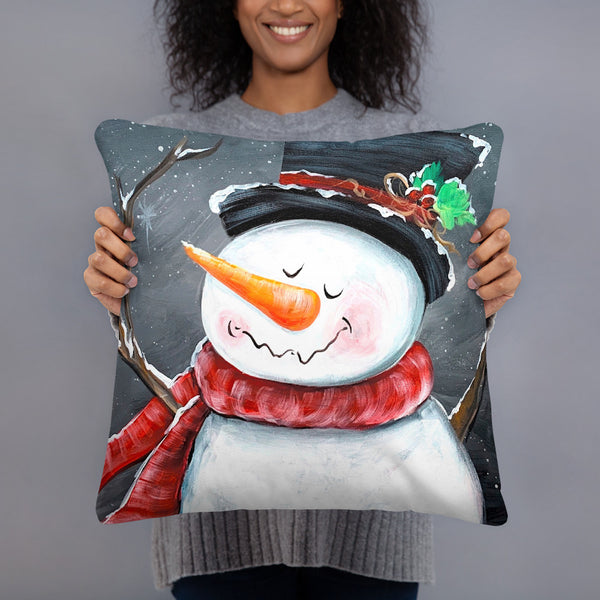 Snowman my friend - Pillow case