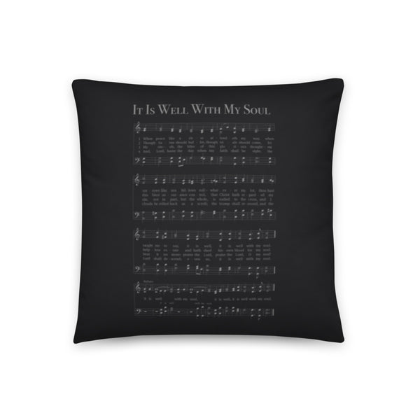 It is well with my Soul Pillow "We rise Collection"