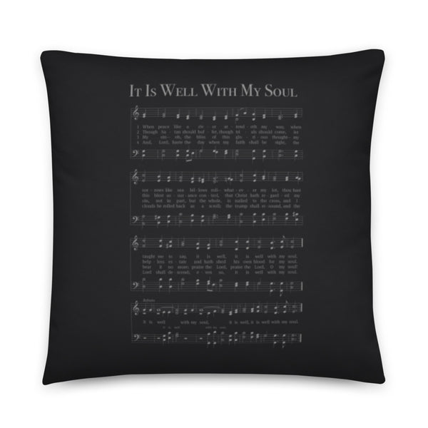 It is well with my Soul Pillow "We rise Collection"