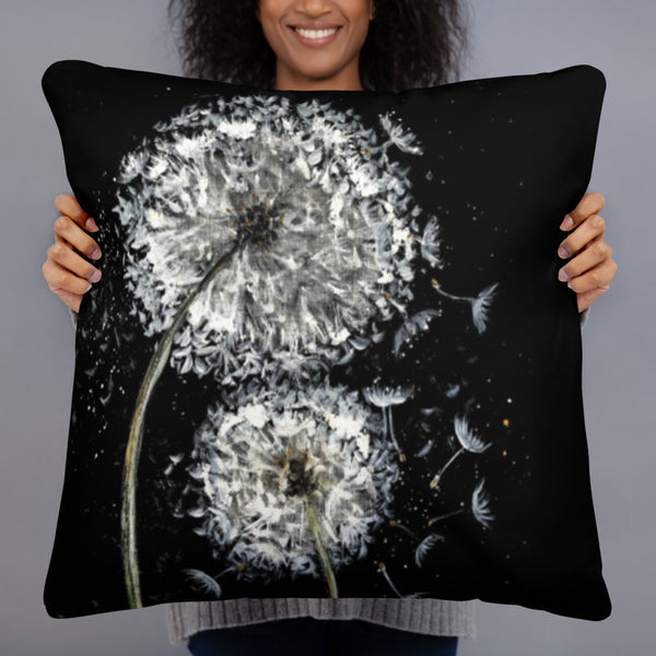 Make a Wish Dandelion Pillow by Rebeca Flott Arts