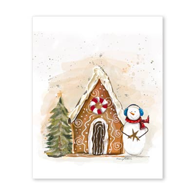 Gingerbread House 1 - Print