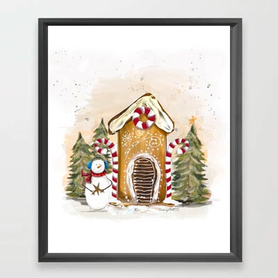 Gingerbread House 2 - Print