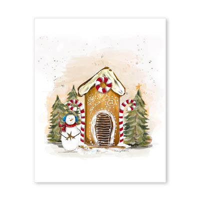 Gingerbread House 2 - Print