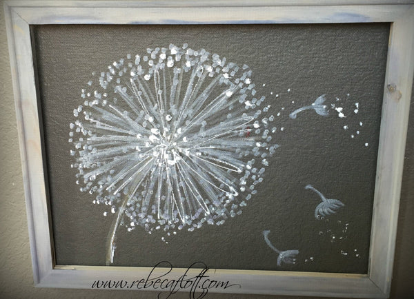 Dandelion Painting - Wall Art