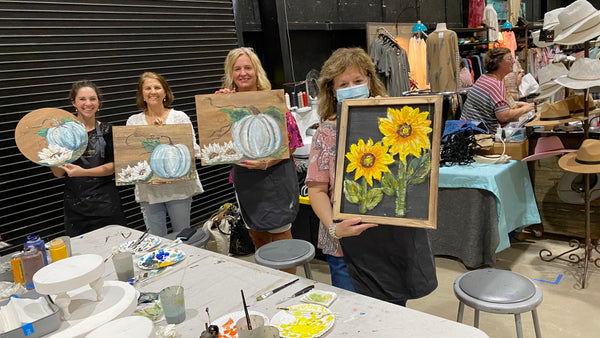 Painting at Flower Shop - Farm Nine -  October 23 - 2-5 pm