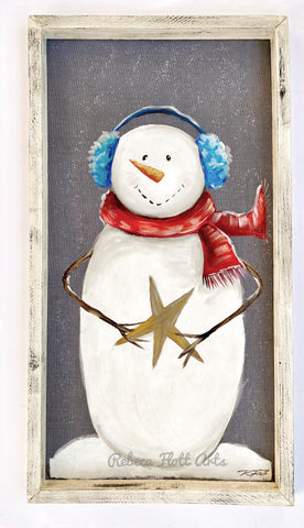 Once upon a star snowman
