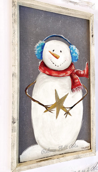 Once upon a star snowman