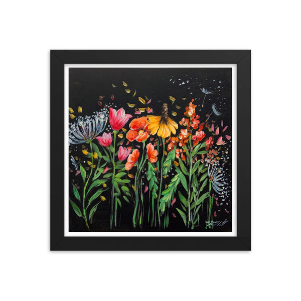 Wild Flower, Print and Frame ready to go