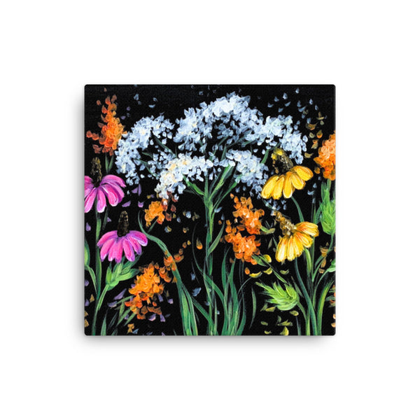 Wildflowers on Canvas