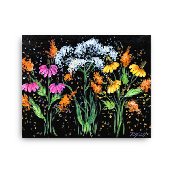 Wildflowers on Canvas