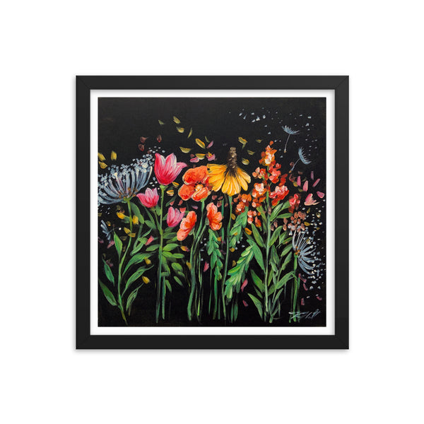 Wild Flower, Print and Frame ready to go